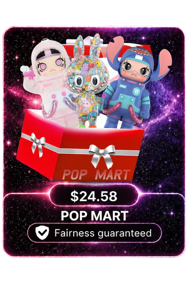 Popmart Whtte Box PrizeUnbox